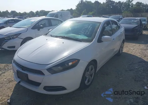 2016 Dodge Dart Sxt из США, поврежденный, VIN 1C3CDFBBXGD605363